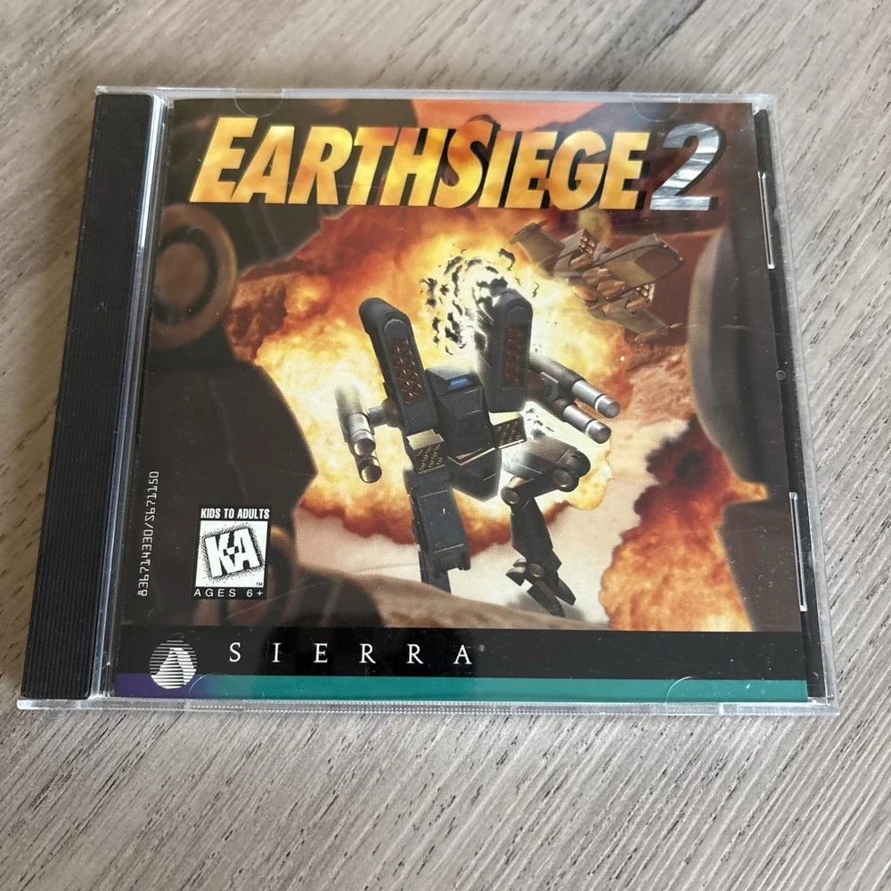 Earth Siege 2‎ PC Game Complete 1997 Sierra- Not tested